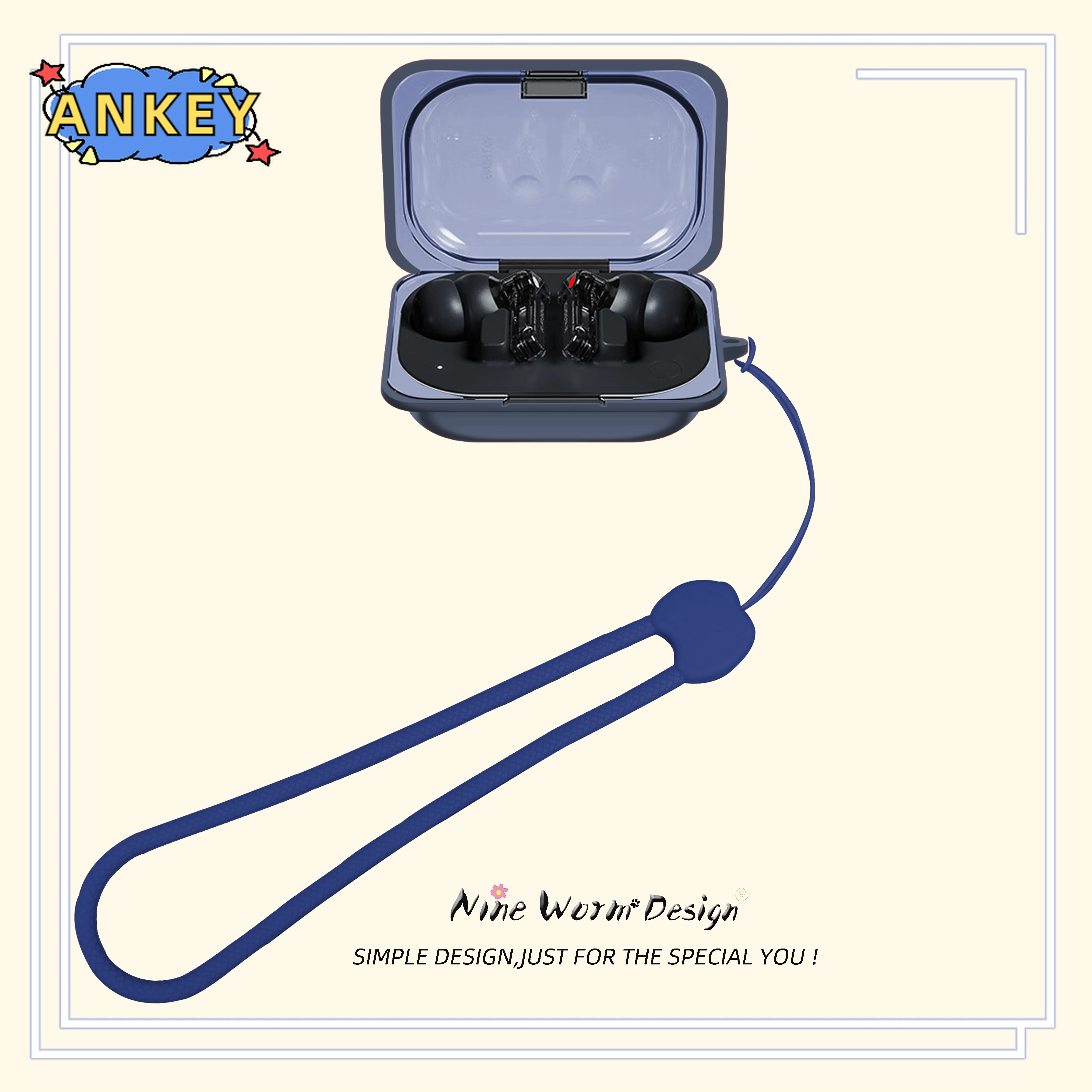 Funda protectora para auriculares Nothing Ear (a), funda protectora para auriculares Bluetooth inalámbricos de silicona suave anticaída - imagen 5