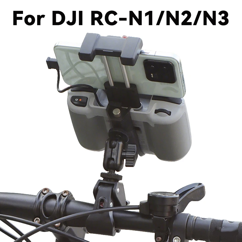 Para DJI Flip/NEO/Mini 4/3 Pro Air3/3S Mavic 3 Pro Drone soporte de bicicleta RC-N1/N2/N3 Control remoto bicicleta manillar Clip titular