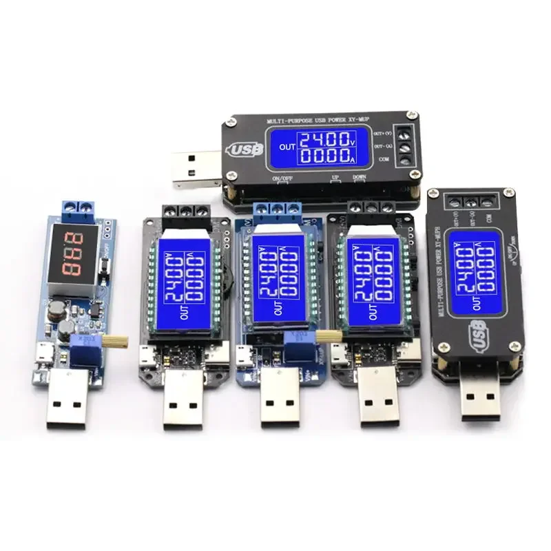 1 Uds DC-DC fuente de alimentación de refuerzo USB placa de módulo reductor estabilizado módulo de alimentación de escritorio 5V a 3,3 V 9V 12V 24V - imagen 4