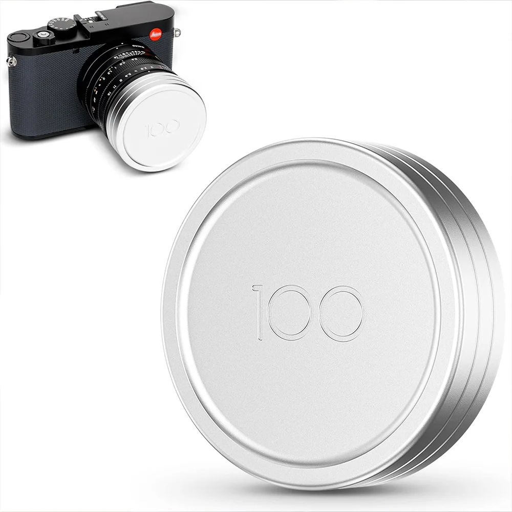 Tapa de lente JJC para Leica Q3 43 Q3 Q2, cubierta de zapata con botón de obturador, edición limitada para accesorios de cámara Leica 100 aniversario - imagen 2