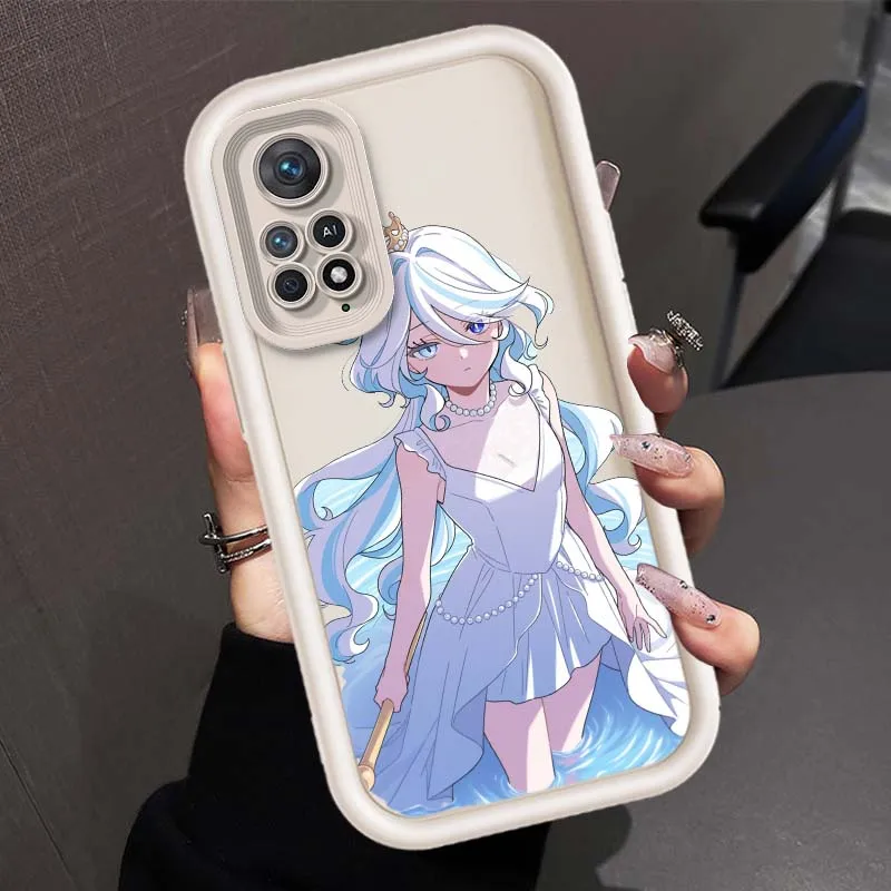 Furina Chica de anime para Redmi Note 11 10 9 8 7 11S 11E 10T 10S 9S 11T Pro Plus 5G Eye Ladder funda de teléfono - imagen 2