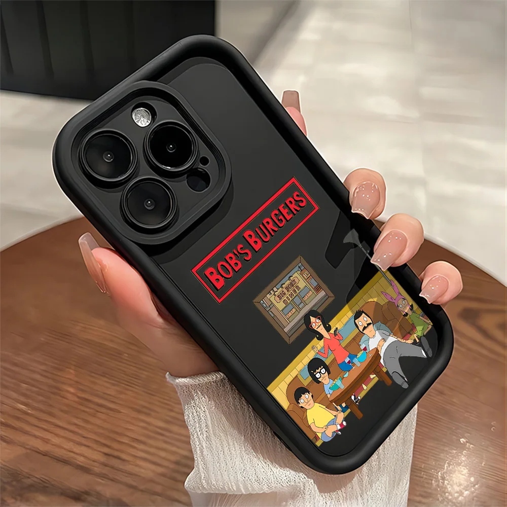 Funda de teléfono bonita de hamburguesas de B-Bob de dibujos animados para Xiaomi Redmi Note 14 13 12s 12 11 10 9s 9 8 7 A5 Pro Plus 4G 5G, funda trasera suave de TPU - imagen 4