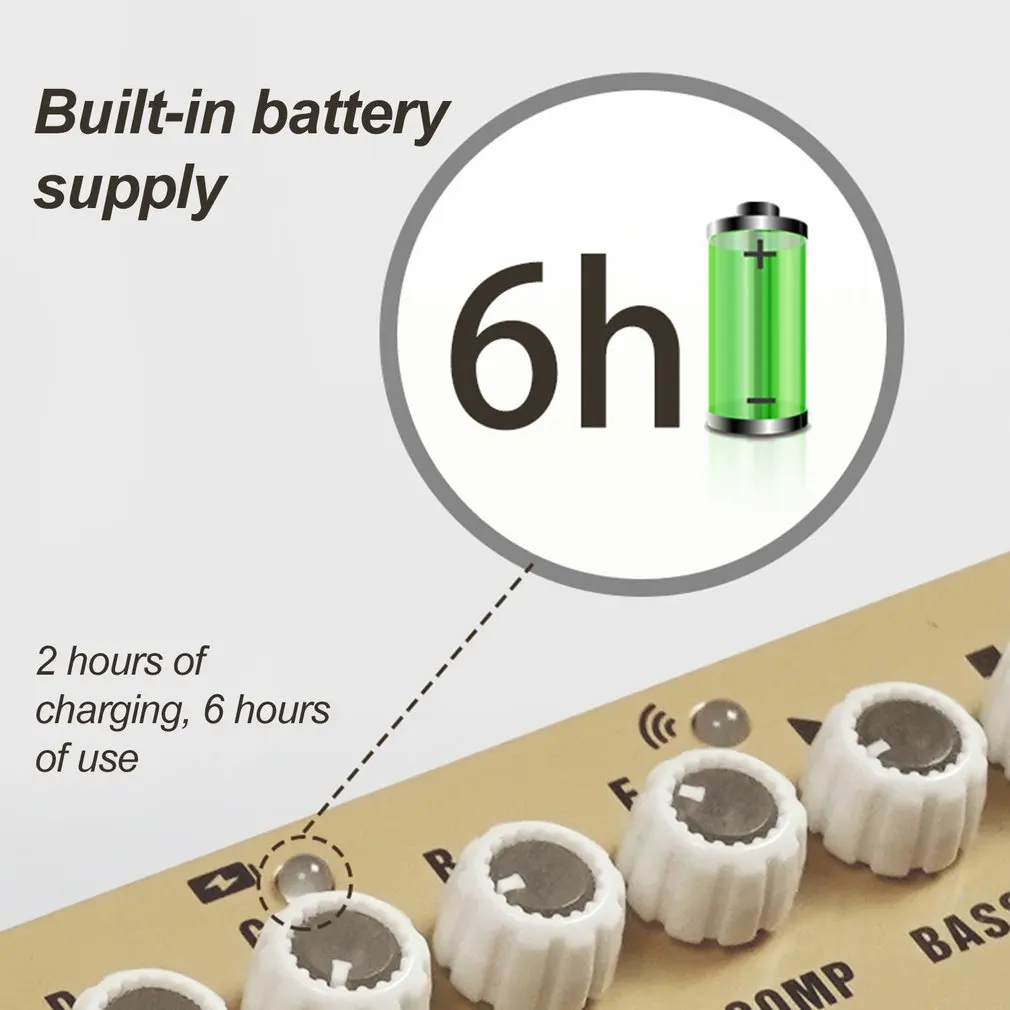 Caliente m-vaves Pedal de guitarra cubo recargable multiefectos retardo coro efecto de reverberación bajo pedales de guitarra acústica Dropshipping - imagen 4