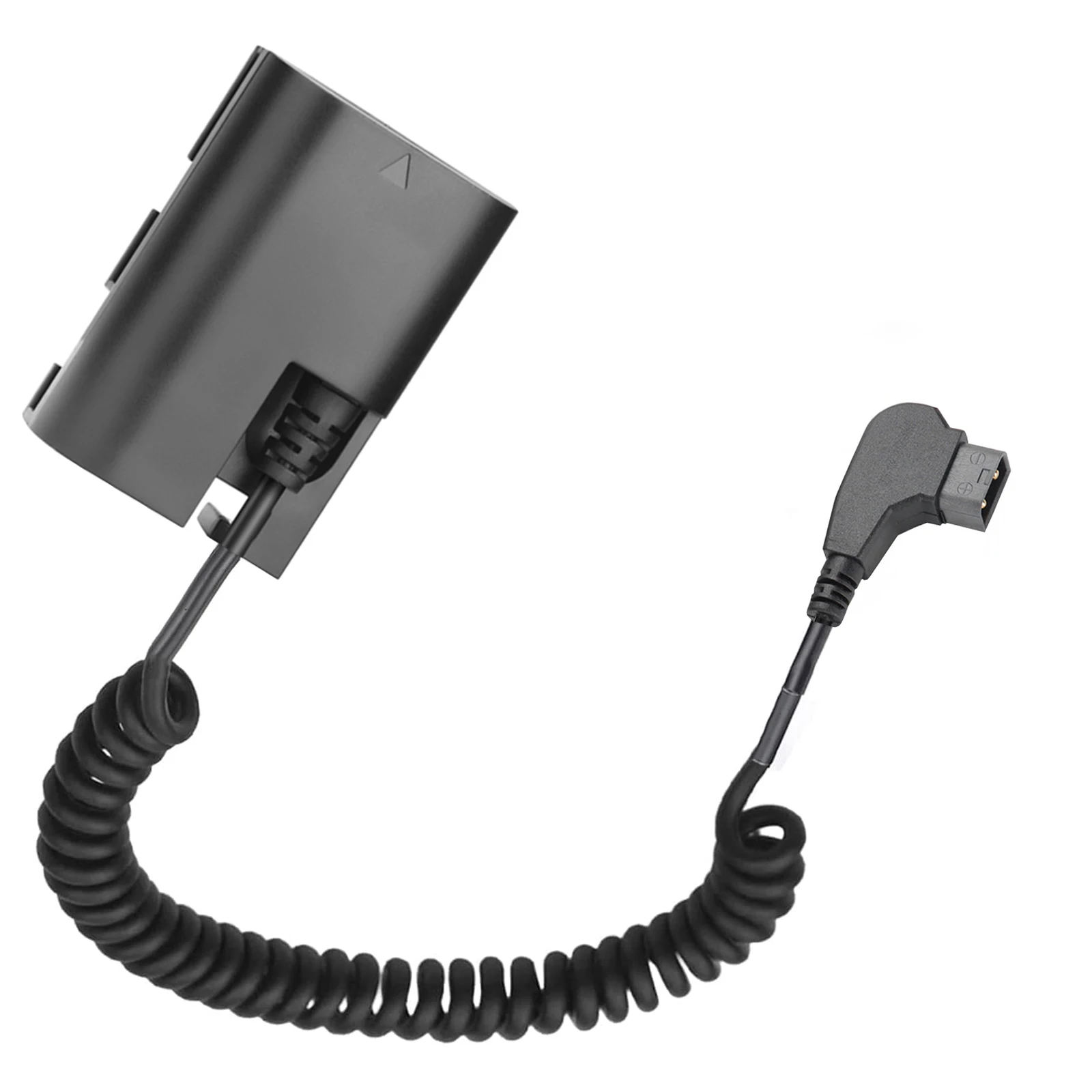 DTap-batería simulada de D-TAP a DR-E6, acoplador de CC decodificado completo para Canon EOS 5D4 5D3 5D2 60D 7D 6D 60Da 70D 80D 5DS 5DSR R5C