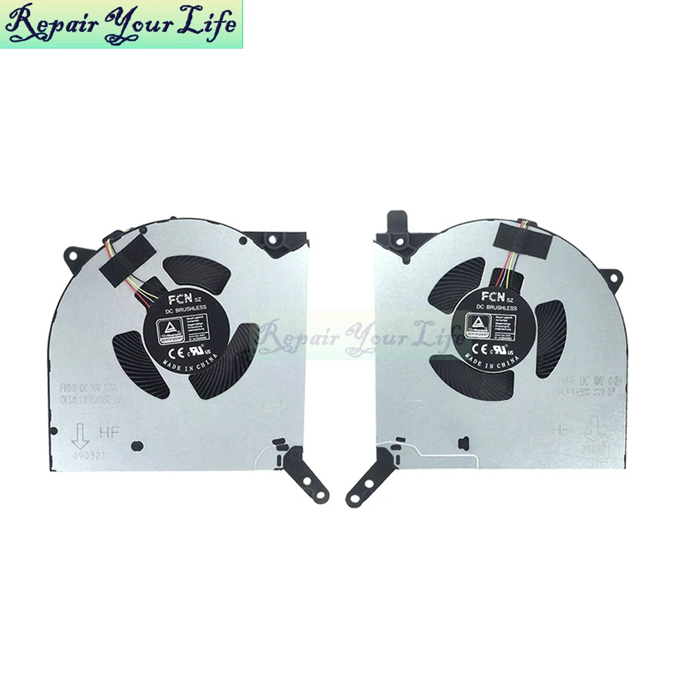 Ventiladores de refrigeración de CPU GPU para ordenador portátil Lenovo Legion 5 PRO-16ACH6H 16ACH6 R9000P Y9000P 2021 ventilador enfriador radiador 5H40S20280 5H40S20277 - imagen 3