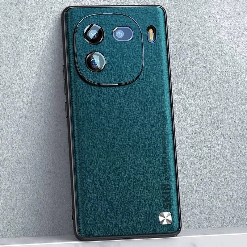 Para IQOO 12 neo 10 13 Funda de cuero Premium para Vivo Iqoo 12 Pro protección de cámara de silicona parachoques a prueba de golpes IQOO12 parachoques - imagen 3