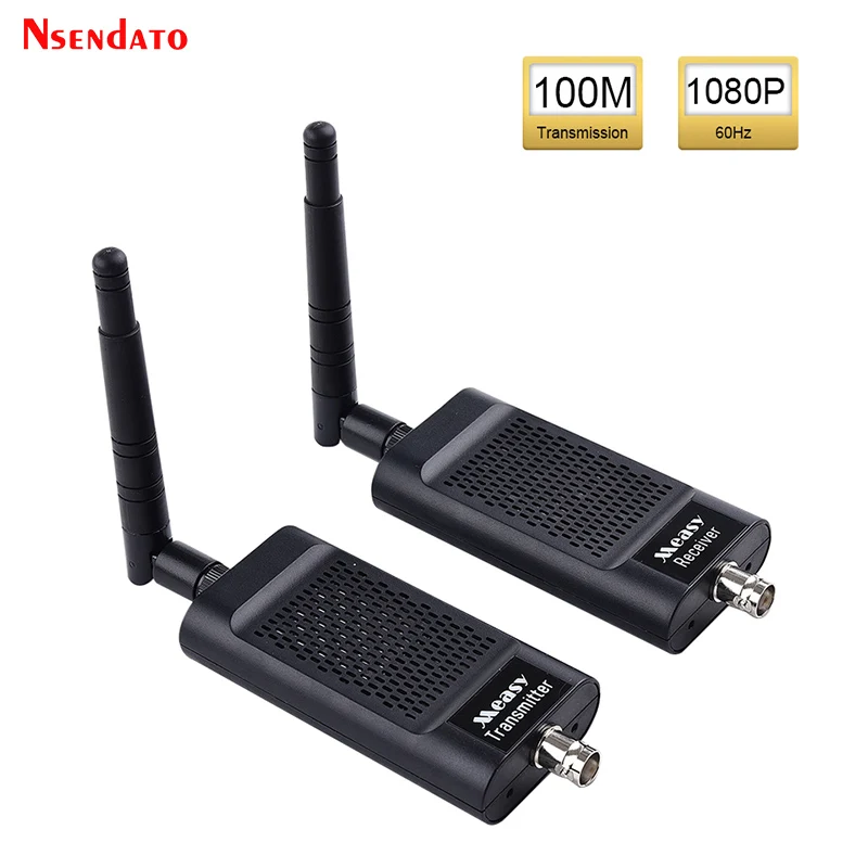 Measy-Cámara de Audio inalámbrica Air SDI, transmisor en vivo, receptor, adaptador extensor para Monitor de HDTV, 2,4G/5,8G, 1080P, 3D, 100M - imagen 2