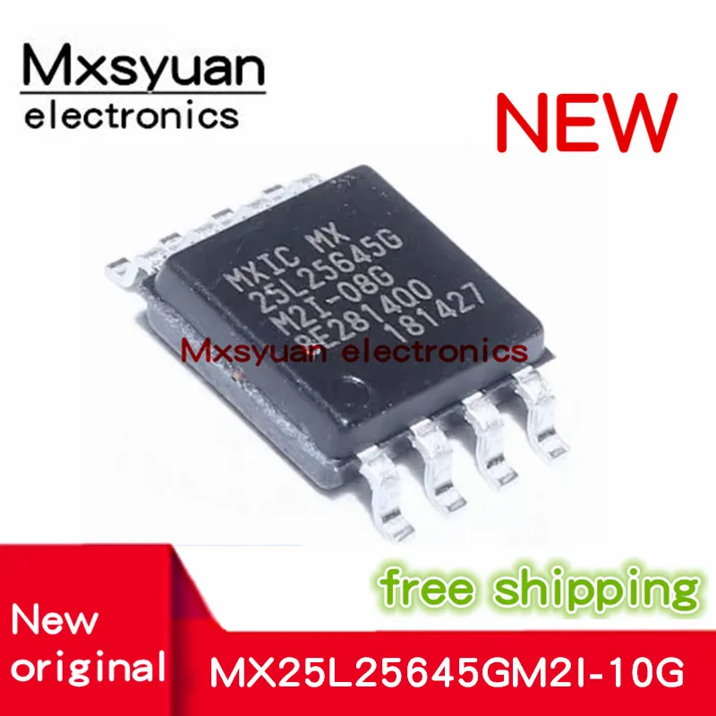 10 unids/lote MX25L25645GM2I-10G 25L25645GM2I-10G MX25L25645G M2I-10G 25L25645G M2I-10G sop-8 Mxsyuan 100% nuevo original