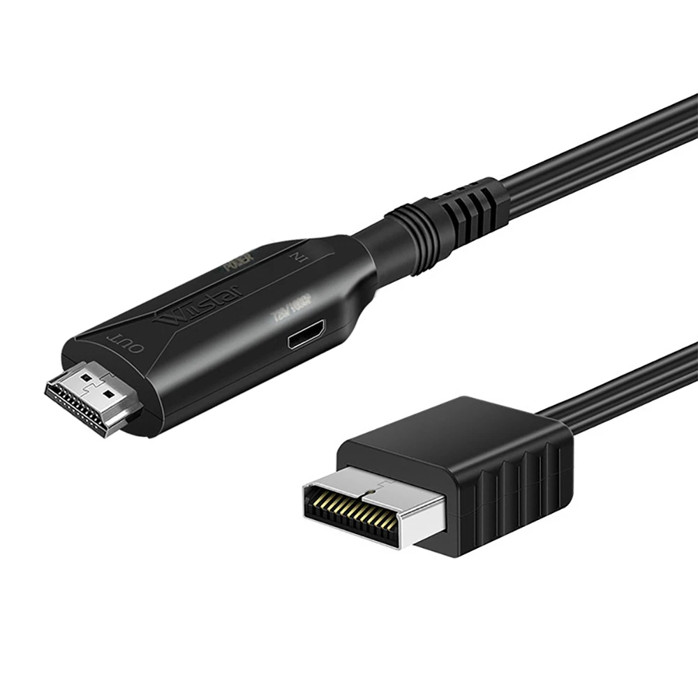 Cable para Playstation 2, adaptador convertidor Compatible con HDMI, compatible con modos de visualización de PS2/PS1 para HDTV, PC, adaptador de Cable Full HD - imagen 3