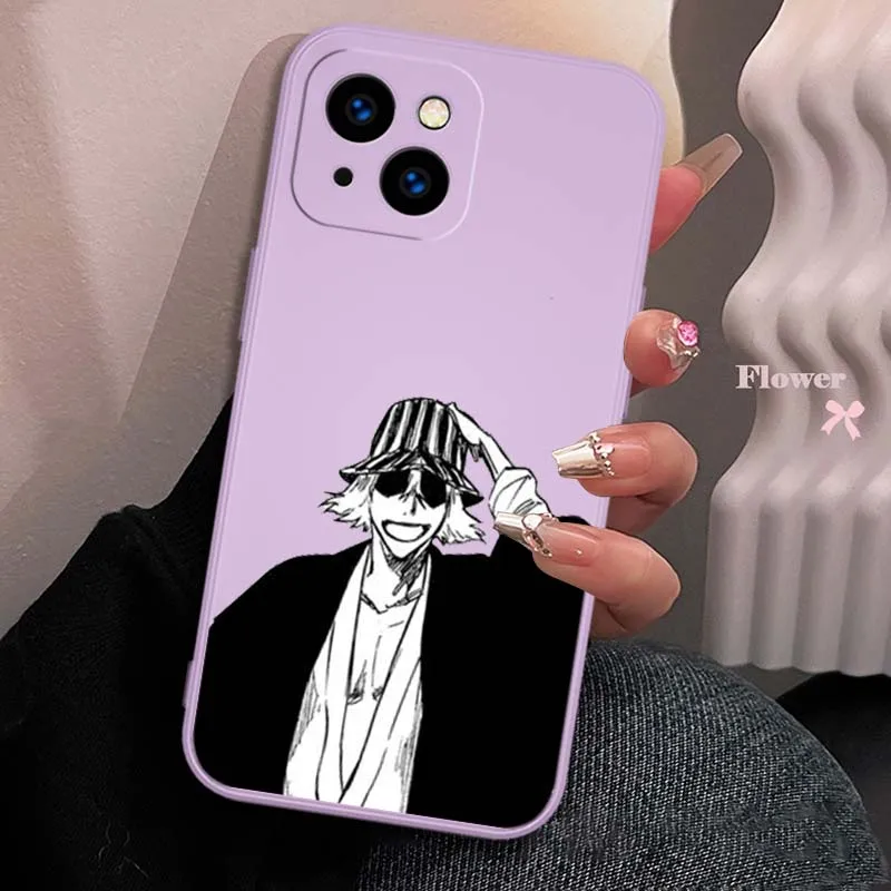 Anime Bleach cool para Apple IPhone 17 16 15 14 13 12 11 Pro Max Plus funda protectora de aire suave para teléfono - imagen 4