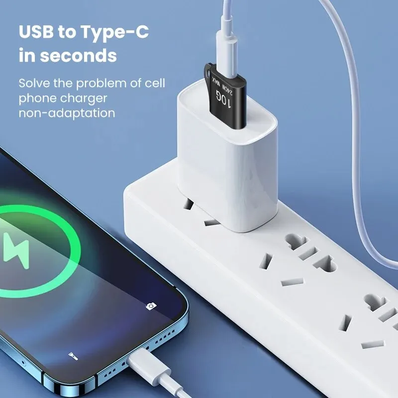 Adaptador USB3.1 macho a hembra tipo C OTG, conector de datos para Samsung S20, Xiaomi, Huawei, Macbook, teléfono, conector OTG - imagen 2