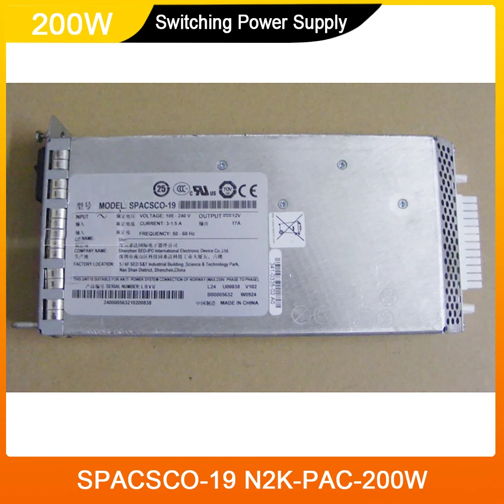 SPACSCO-19 N2K-PAC-200W 200W para fuente de alimentación conmutada serie NEXUS 2000