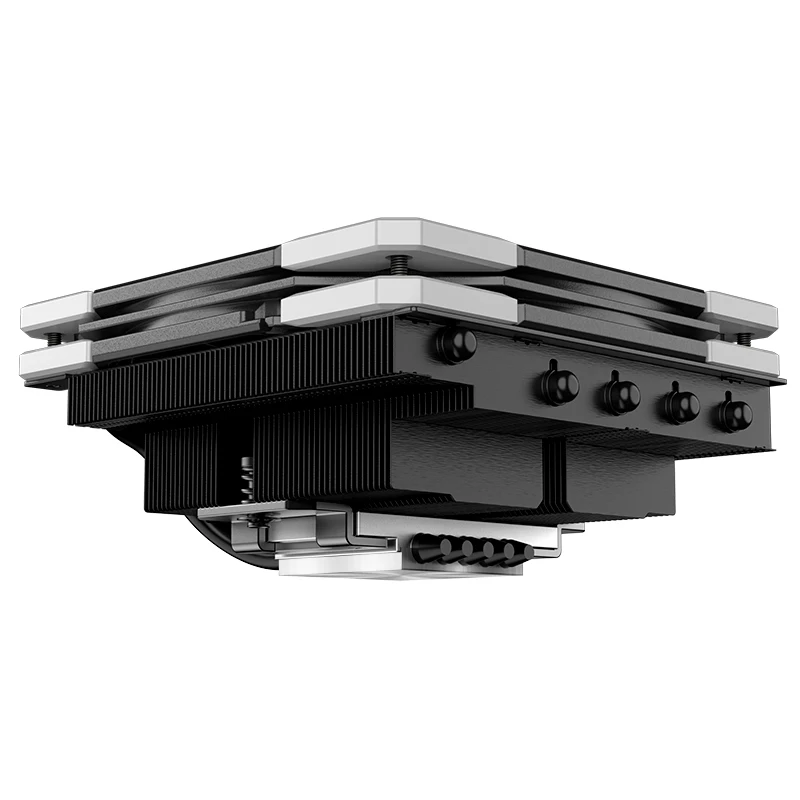 ID-COOLING IS-55, Enfriador de CPU de 5 tubos de calor, radiador de 120MM, ventilador ARGB, Enfriador de aire de perfil bajo para LGA1700/1200/115x Ryzen AM4 AM5 - imagen 3