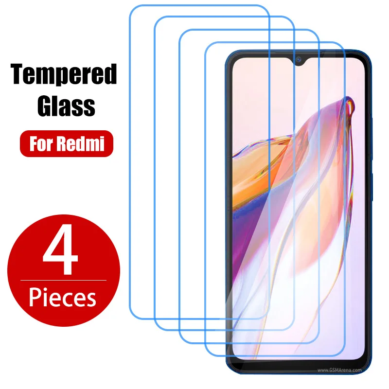 Vidrio templado para Xiaomi Redmi Note, Protector de pantalla para Redmi Note 12C, 10C, 9C, 9A, 9T, 11, 10, 9 Pro Plus, 5G, 11S, 10S, 8, 7, 5, 4 unidades - imagen 2