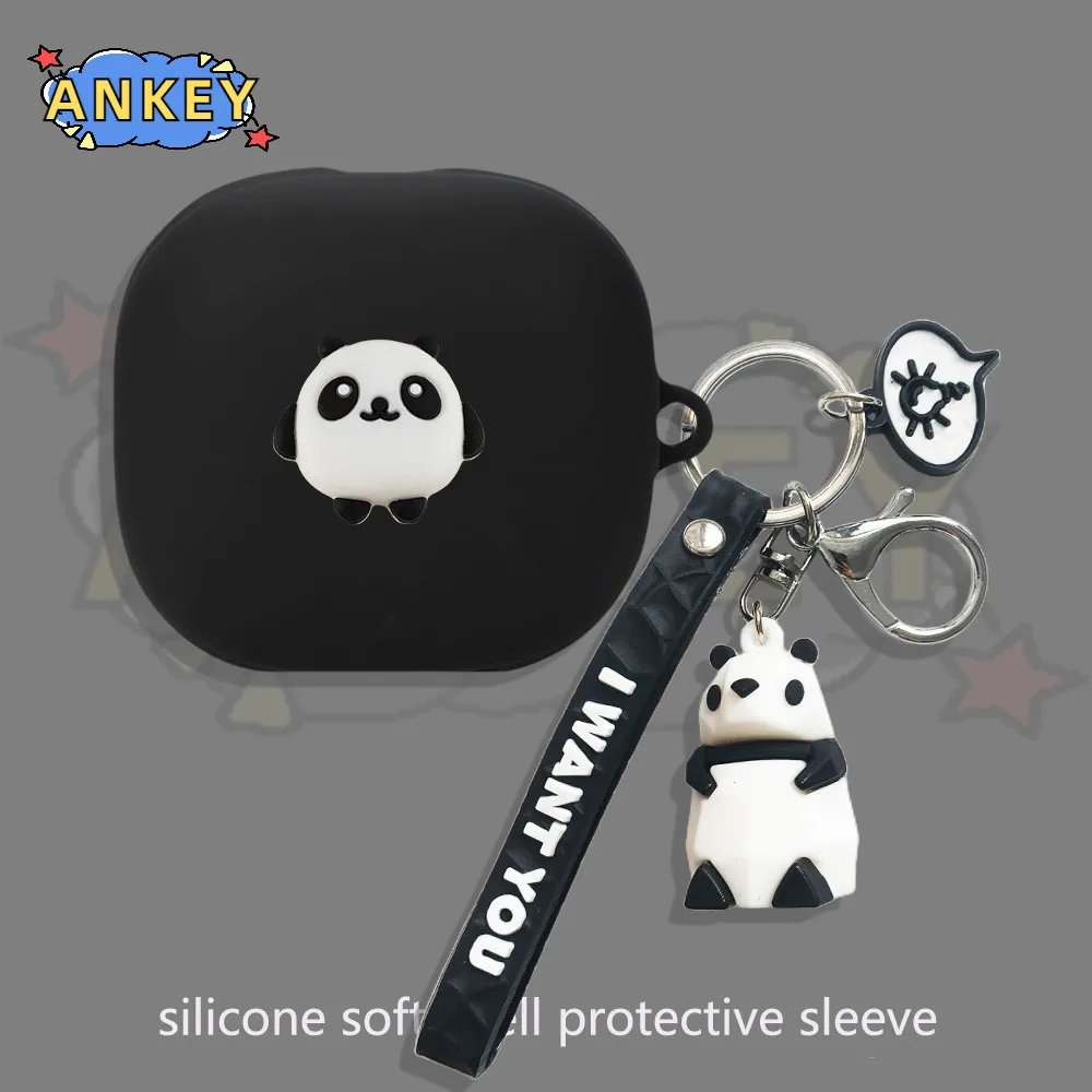 Funda para auriculares Anker Soundcore Liberty 5, funda protectora suave de dinosaurio encantador, piel para auriculares con gancho - imagen 3