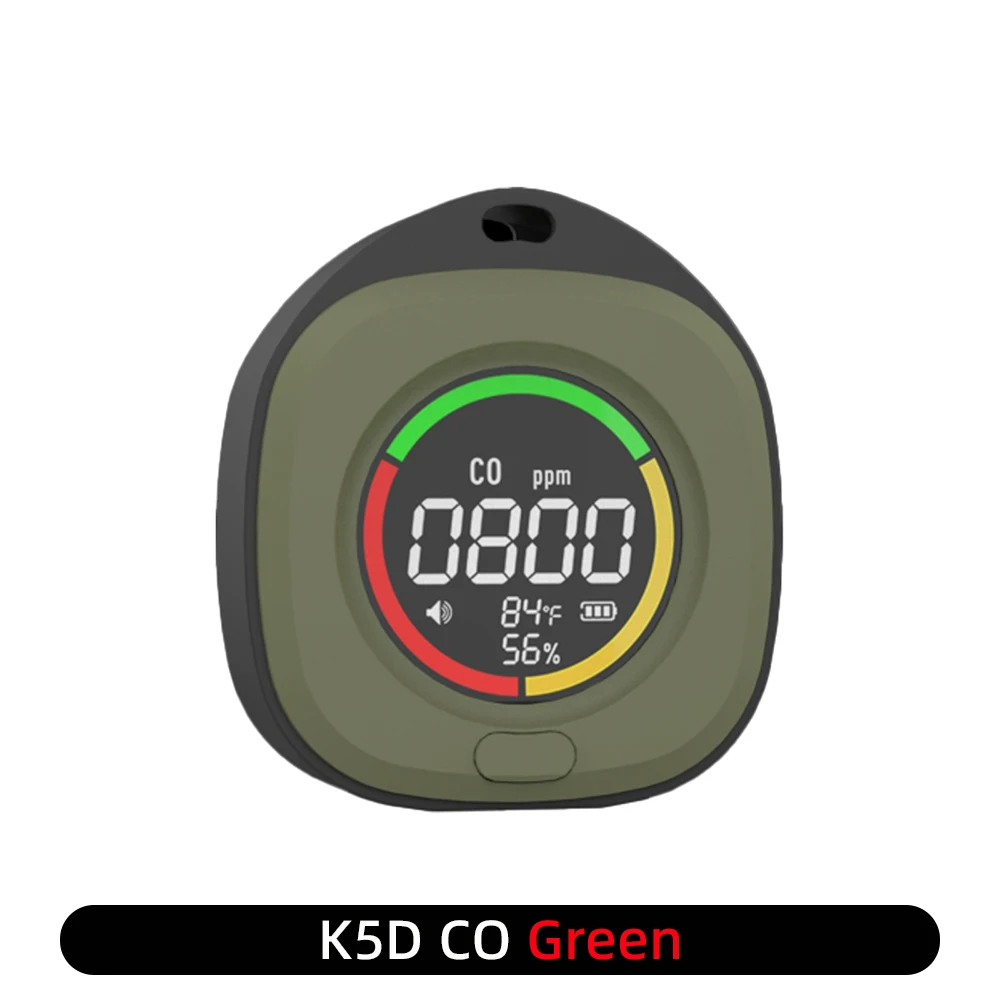 Monitor de calidad del aire serie FMAI K5 Batería de 1000 mAh Carga USB tipo C para interiores y viajes - imagen 5