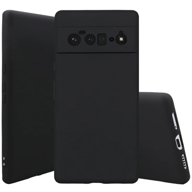 Para Google Pixel 6 Pro 6A funda trasera de silicona fundas de teléfono para Pixel 7 Pro 7A funda suave de silicona TPU a prueba de golpes Coque