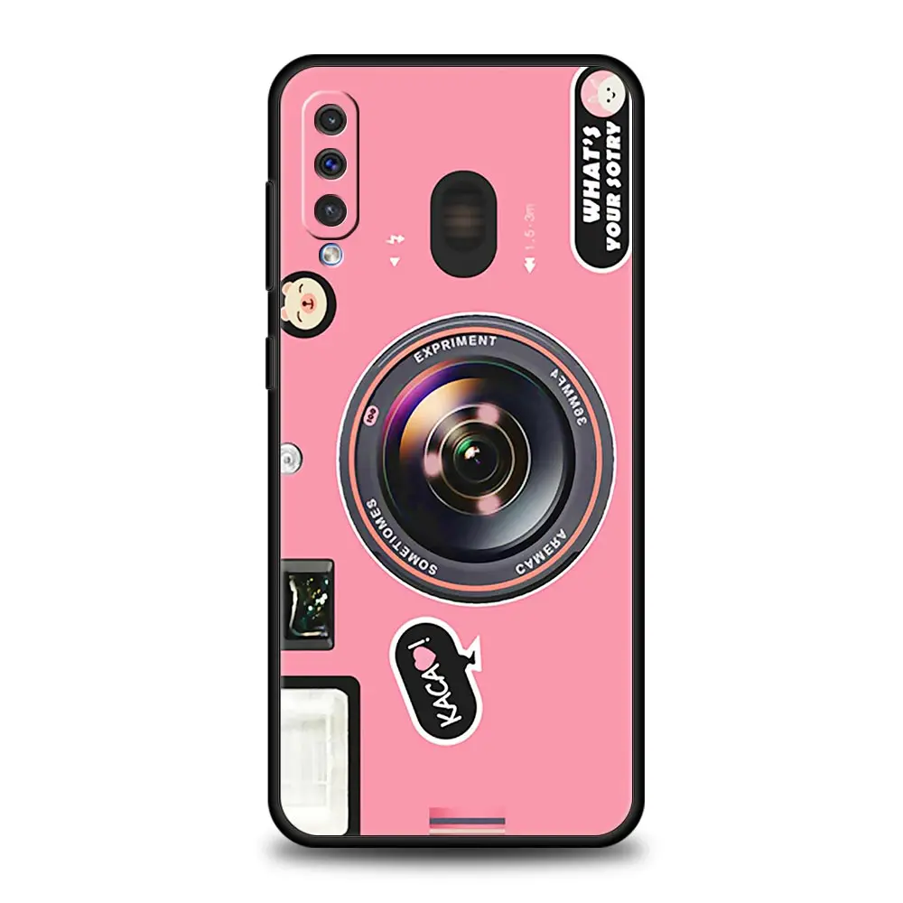 Funda para Samsung A56 A36 A26 A54 A52 A24 A14 A50 A70 A40 A06 A12 A22 A34 A42 A32 5G A16 cubierta Retro cámara juegos cinta Cassette - imagen 2
