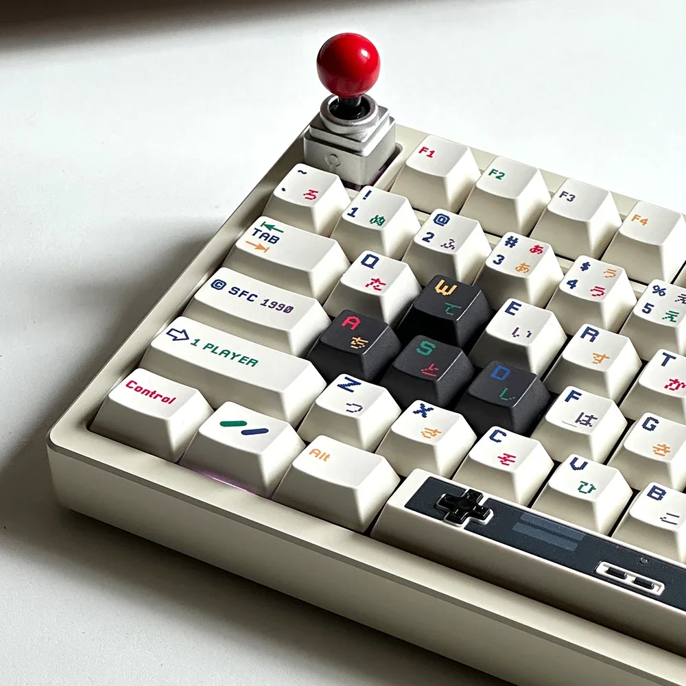 FBB personalizado SFC 1990 Keycap PBT tinte-sublimación cereza perfil 51 teclas periféricas para accesorios de teclado mecánico