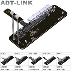 Cable Extensión M.2 a PCIe x16 para Tarjeta Gráfica Externa eGPU Portátil