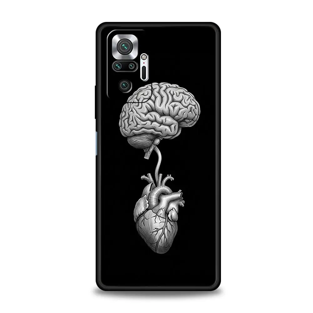 Funda de teléfono médica con corazón creativo para Xiaomi Redmi Note 14 13 12 5G 11 10 Pro Plus 4G 9S 9 14C 13C 12C 10C 9C 9A, funda suave de TPU - imagen 5