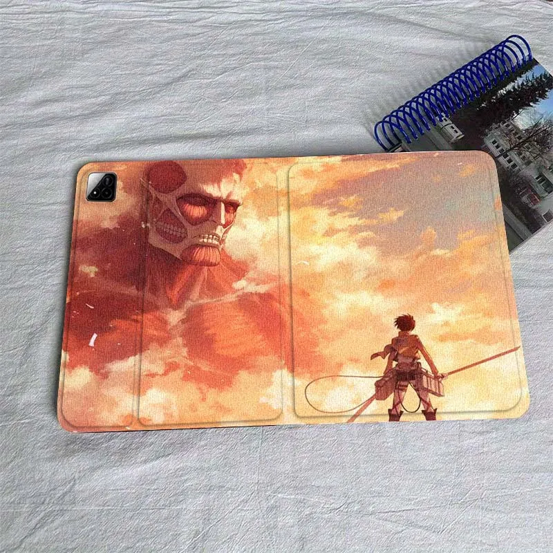 Attack on Titan Anime para Xiaomi Redmi Mi Pad 2 4 5 6 6s 7 8 11 12,5 12,4 11,2 8,7 SE Pro Plus Max funda para tableta - imagen 4