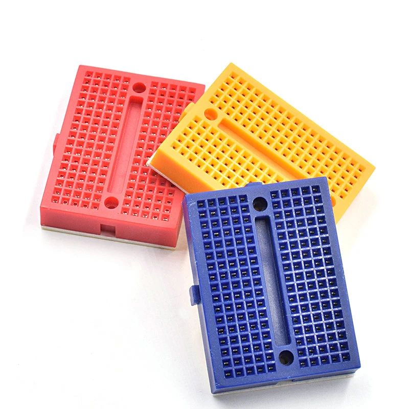 SYB-170-Mini prototipo sin soldadura, placa de pruebas de experimentos, 170 puntos de conexión, 35x47x8,5mm - imagen 4