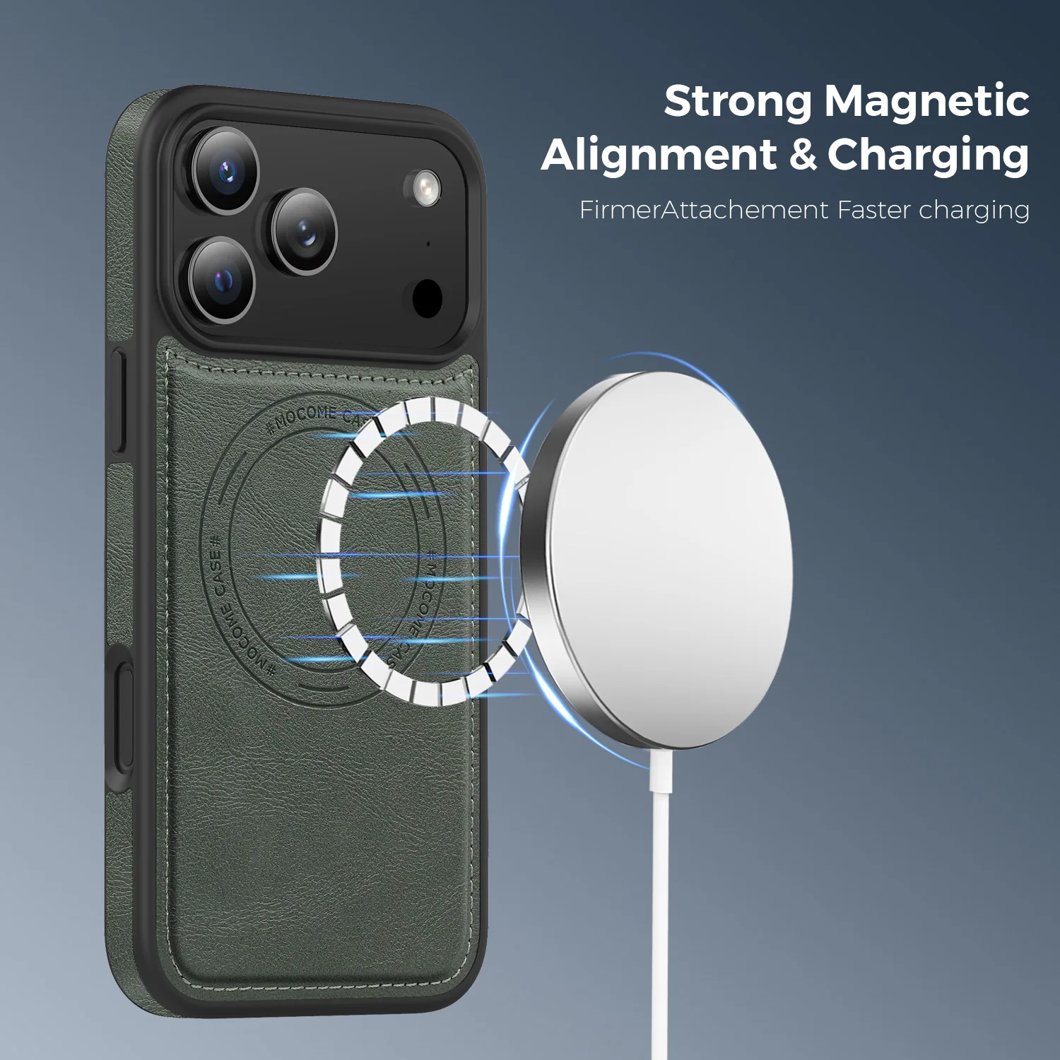 Funda Magsafe de carga magnética de cuero mate de lujo para iPhone 17 Air 16 E 15 14 Plus 13 12 11 Pro Max, funda suave a prueba de golpes - imagen 3