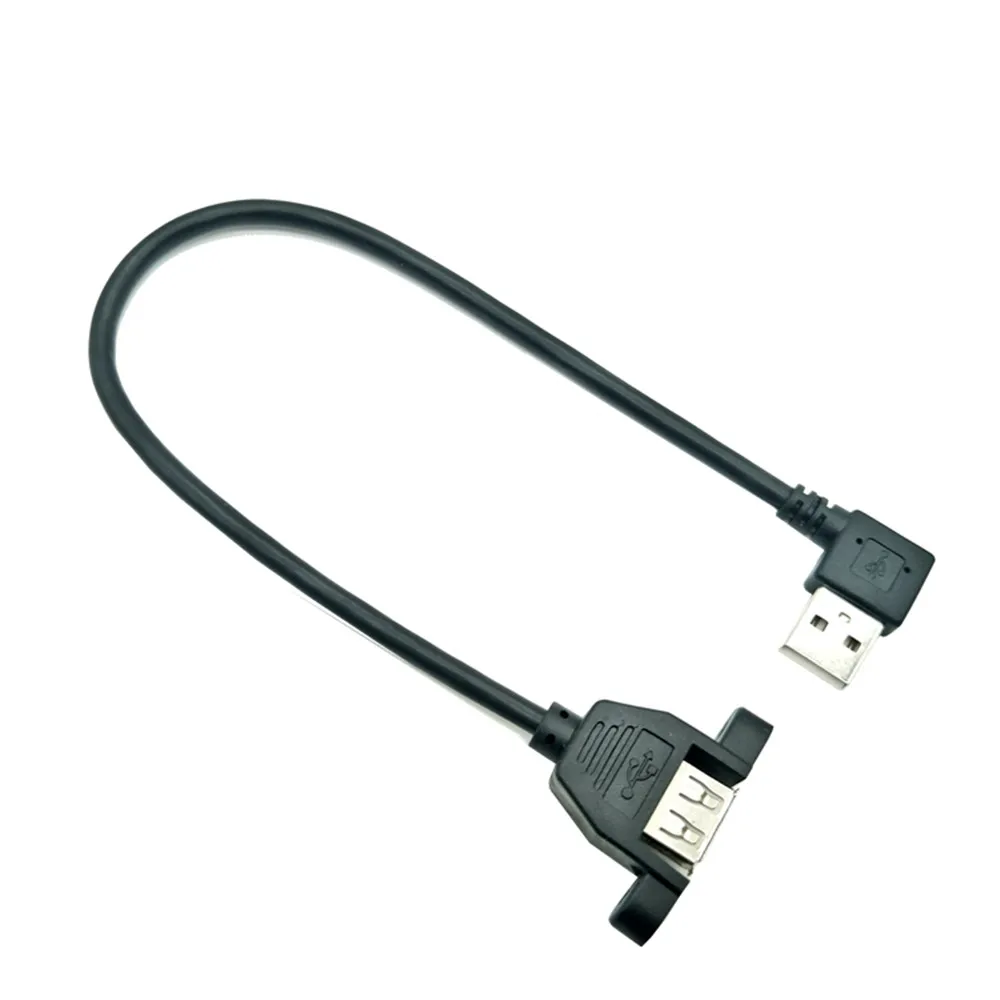 Cable de extensión USB con codo de 90 grados, cable de extensión USB 2,0 para ordenador conectado a TV, unidad USB, ratón, teclado, red c - imagen 5