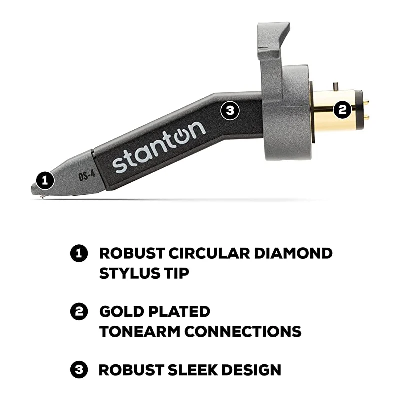 Cartucho Stanton DS4 PRO DJ con lápiz óptico para tocadiscos de vinilo LP, Tocadiscos, fonógrafo, accesorios de alta fidelidad, aguja de diamante redonda - imagen 5