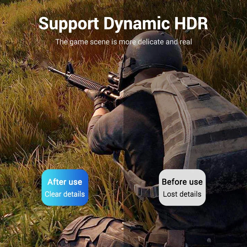 Cable Vention Displayport 16K 8K Cable de Audio y vídeo para PC portátil PS5 PS4 Xbox TV Box proyectores Mi Box DP Cable puerto de visualización - imagen 4