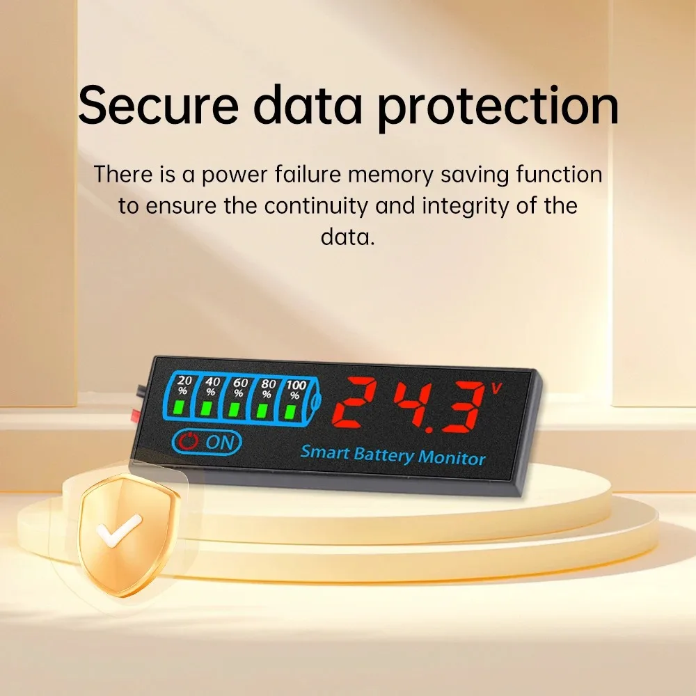 Placa indicadora de carga de batería Universal de ácido/litio 3S-14S DC7-55V indicador de nivel de batería probador de carga de batería de voltaje - imagen 2