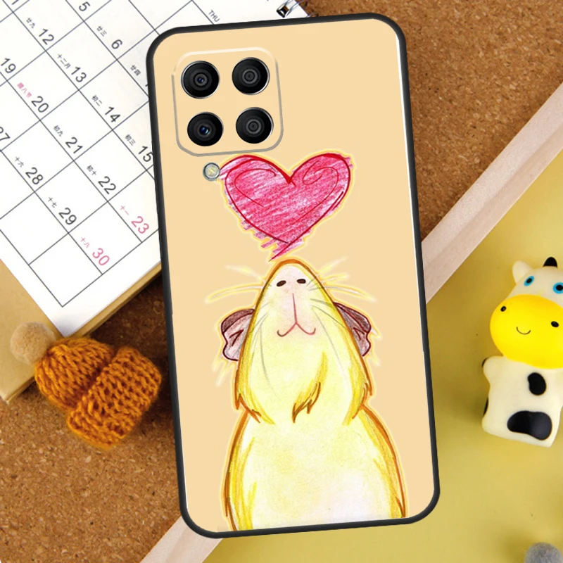 Funda bonita de conejillo de indias de dibujos animados para Samsung Galaxy M15 M35 M55 M33 M21 M31 M16 M36 M56 M53 M13 M12 M32 M52 M14 M34 M54 - imagen 2