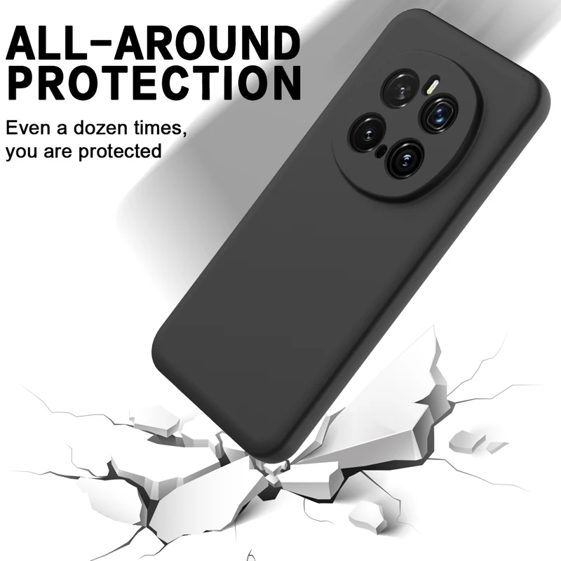 Para Honor Magic 7 Pro, 7 funda ELVEV, bonita funda protectora de silicona líquida de buena calidad para teléfono con capa de terciopelo en el interior - imagen 4