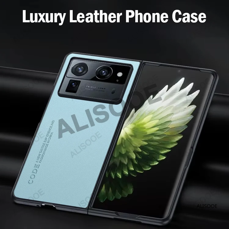 Funda de cuero para Tecno Phantom V Fold 2, Funda protectora de cuero PU de lujo, Funda dura para teléfono de PC para Phantom V Fold2 5G Capa - imagen 5