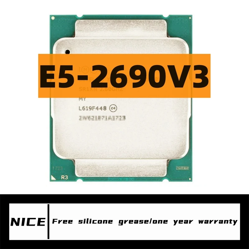 Procesador E5 2690 V3 SR1XN 2,6 Ghz 12 Core 30MB Socket LGA 2011-3 Xeon CPU