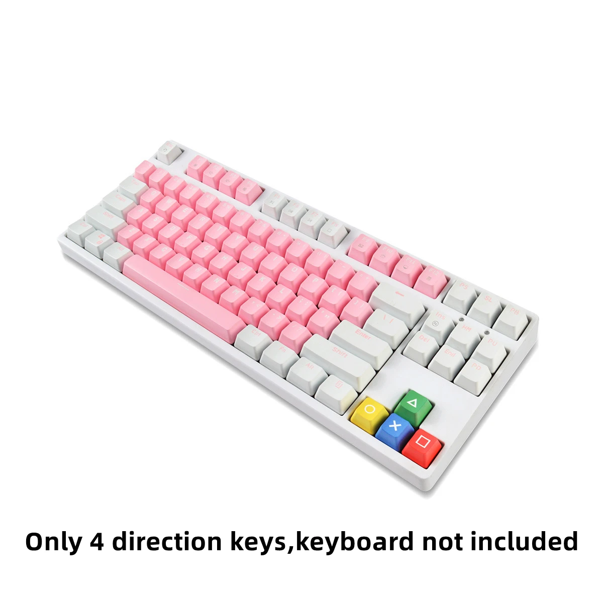 Perfil OEM ABS dirección flechas teclas retroiluminación Keycap para Cherry MX Teclado mecánico para jugar jugadores tapa de tecla de ordenador - imagen 5