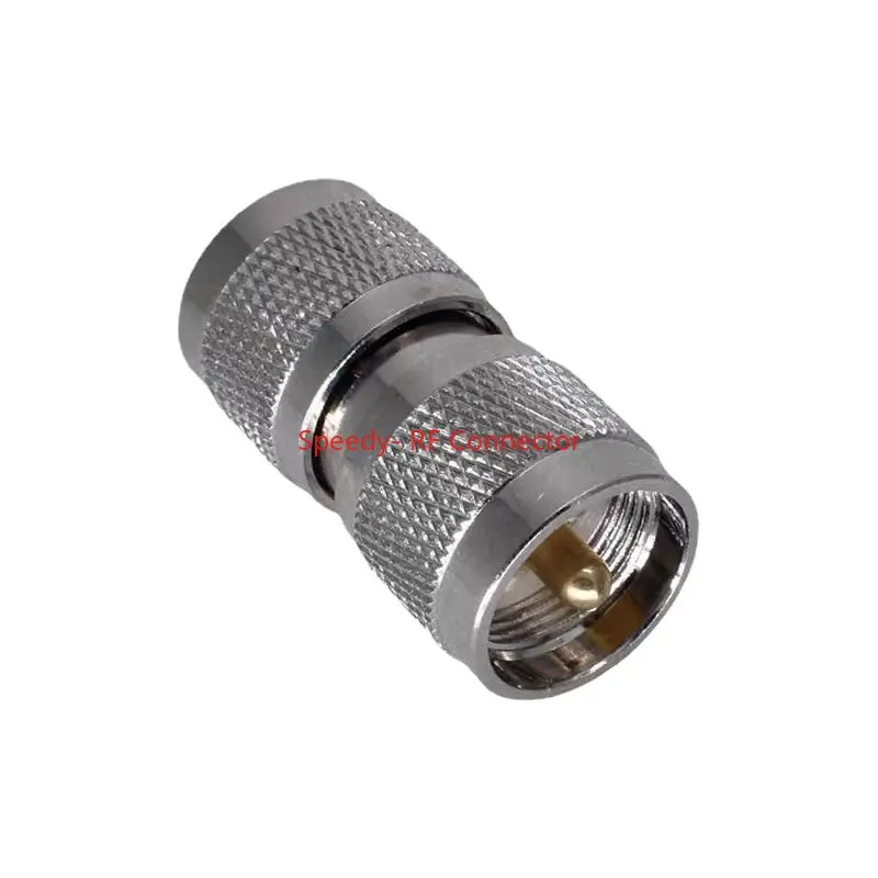 Conector macho PL259 UHF a PL-259 conector macho UHF M macho SL16 UHF PL259 adaptador RF Coaxial macho entrega rápida cobre - imagen 3