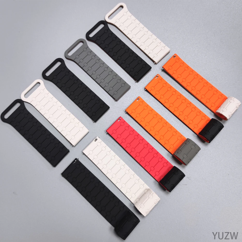 Correa de silicona de 22MM para TicWatch Pro 3 Ultra GPS/LTE S2 E2, pulsera de repuesto para Samsung huawei GT Garmin Venu 3 2 - imagen 5