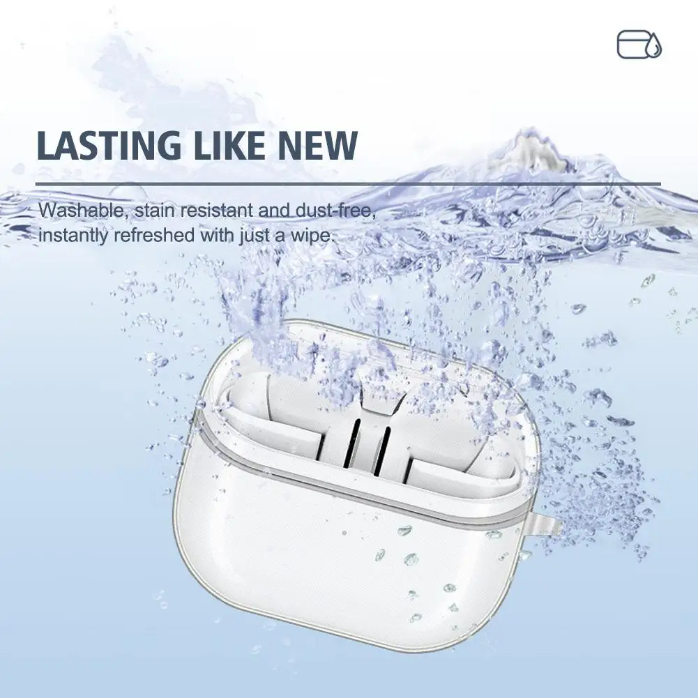 Funda de auriculares inalámbricos con Bluetooth para Samsung Galaxy Buds3 Pro, carcasa suave transparente de TPU, accesorios de personalidad de dibujos animados - imagen 3