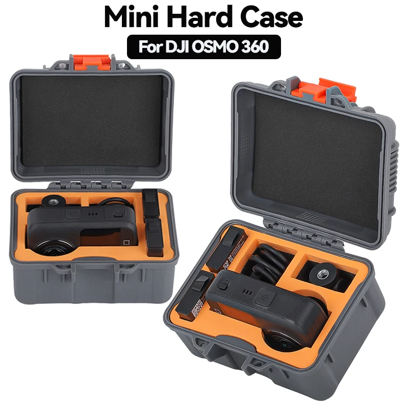 Caja de almacenamiento para DJI Osmo 360, bolsa portátil anticaída a prueba de golpes, Estuche de transporte impermeable para accesorios de cámara DJI OSMO 360
