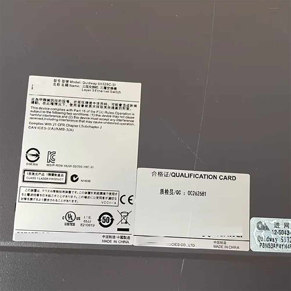 Para HUAWEI S5328C-SI 24 puertos Gigabit Ethernet 4SFP conmutador de red empresarial de tres capas