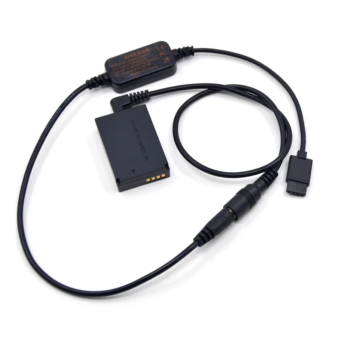 Cable de alimentación CC para DJI Ronin-S LP-E12 batería simulada acoplador de DR-E12 para cámaras Canon EOS-M M2 EOS-M50 EOS M10 M50 M100 - imagen 3