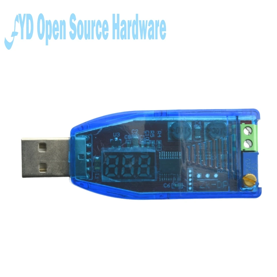 Regulador de potencia reductor ajustable USB, DC-DC, 5V a 3,3 V, 9V, 12V, 24V, DP, Rojo - imagen 5