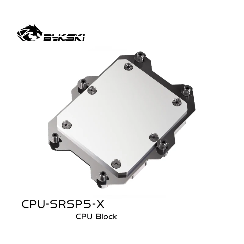 Bykski CPU bloque de agua uso para AMD SP5 enchufe rectángulo CPU/radiador de Metal de cobre sistema de refrigeración líquida/CPU-SRSP5-X - imagen 4