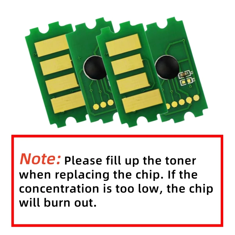Derisa 12 Uds Chip TK-5140 EU, TK-5142 US, TK-5144 AP para Kyocera ECOSYS P6130/M6030/M6530 Kit de tóner TK5140K TK5144K TK5142K - imagen 5