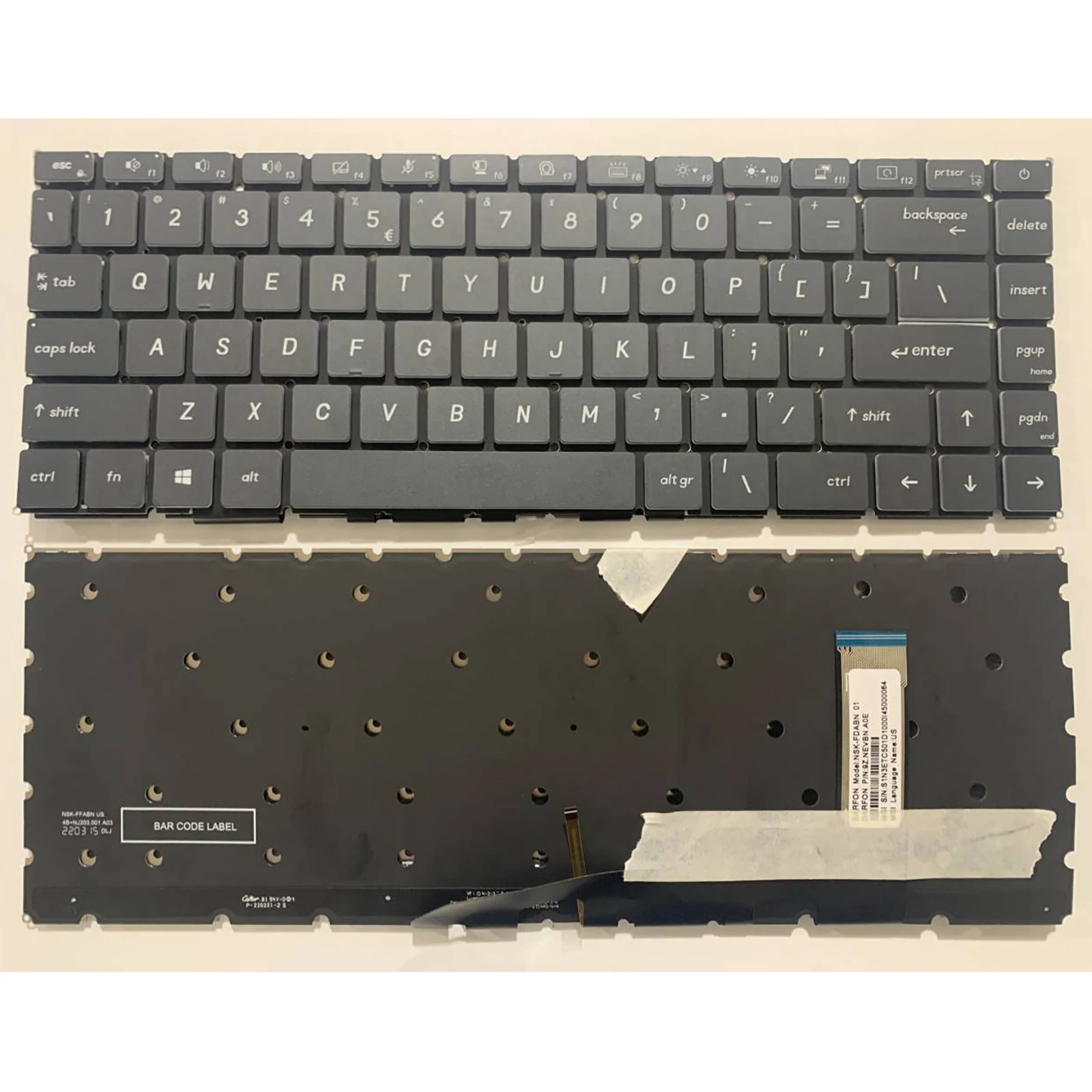 US RU para teclado MSI MS-14C1-14C2 Prestige 14 A10SC A10RB A10RAS A10RBS