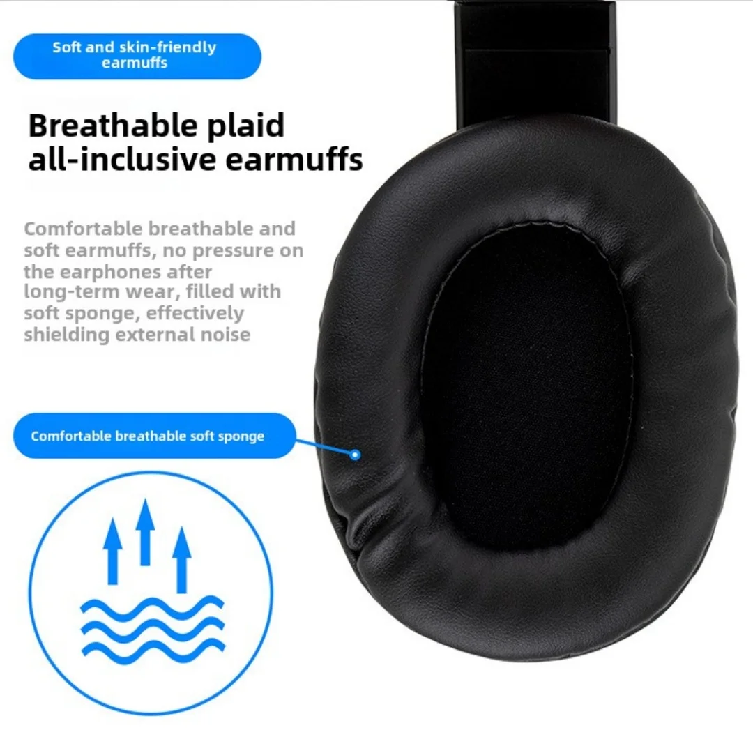 Auriculares para juegos con cable WIFIT con conector de 3,5 mm adecuados para juegos de computadora, chat de PC y micrófono, plug and play - imagen 2