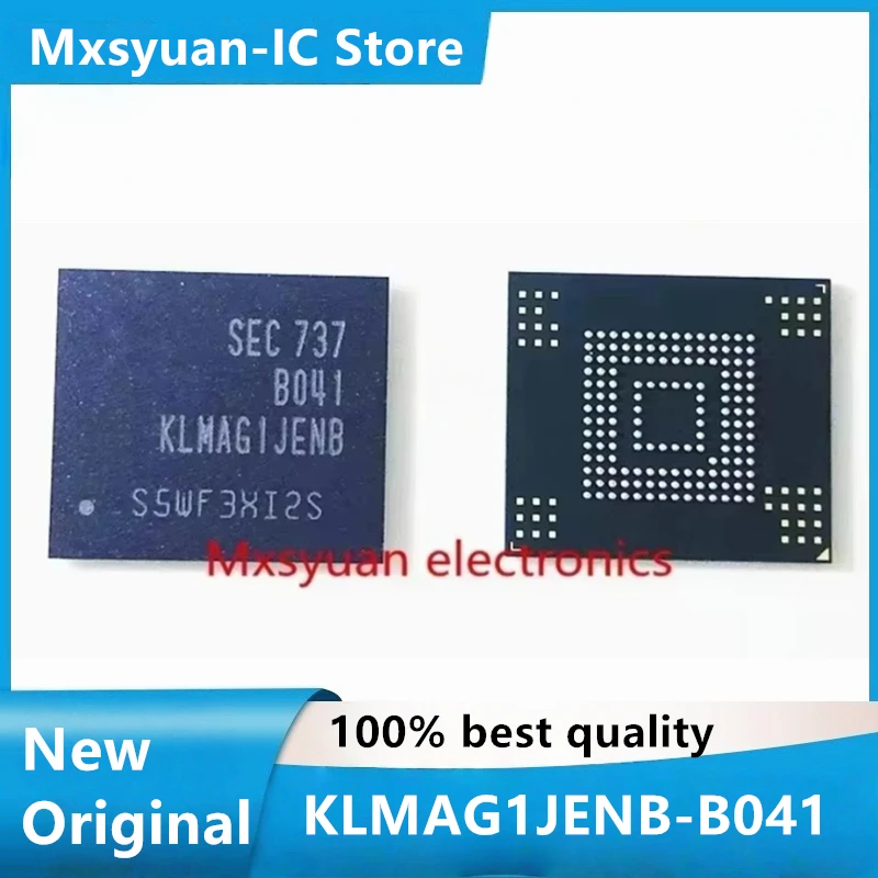 100% original 10 unids/lote KLMAG1JENB-B041 KLMAG1JENB B041 BGA153EMMC 5,1 16GB en Stock - imagen 2