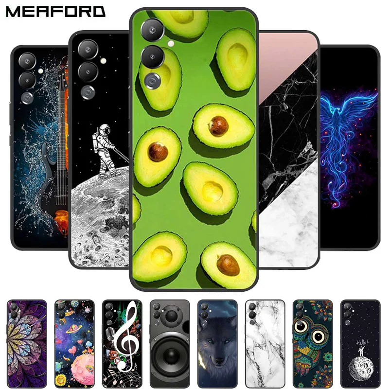 Funda de silicona para Tecno Pova 4, carcasa de TPU, Lobo, gato, mármol, parachoques para Tecno Pova 4, 6,82 pulgadas, 2022